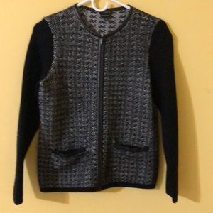 Talbots sweater jacket
